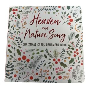 DaySpring Heaven and Nature Sing Christmas Carol Ornament Book Hardcover New